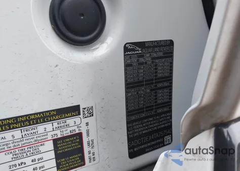 2026 Jaguar F-Pace R-Dynamic S P250 Awd Automatic from USA, damaged, VIN SADCT2EX4TA757542